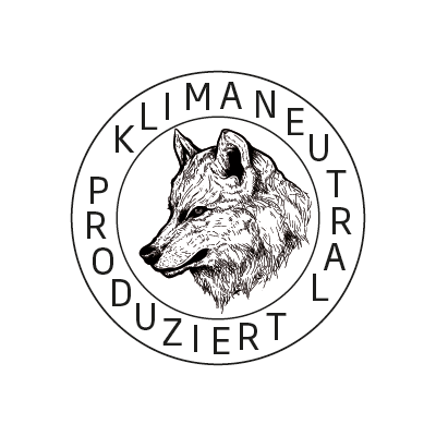 Logo Klimaneutral Kampagne Wolf