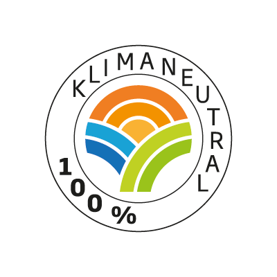 Logo Klimaneutral Kampagne 100 %