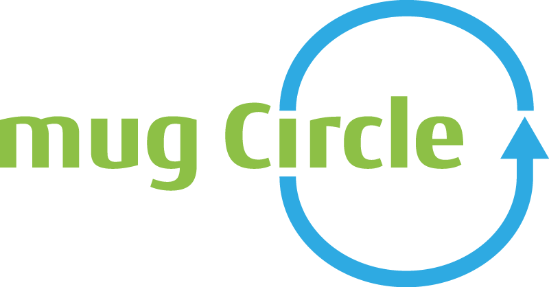 Mug Circle Mehrweg Logo von Ingo Moeller